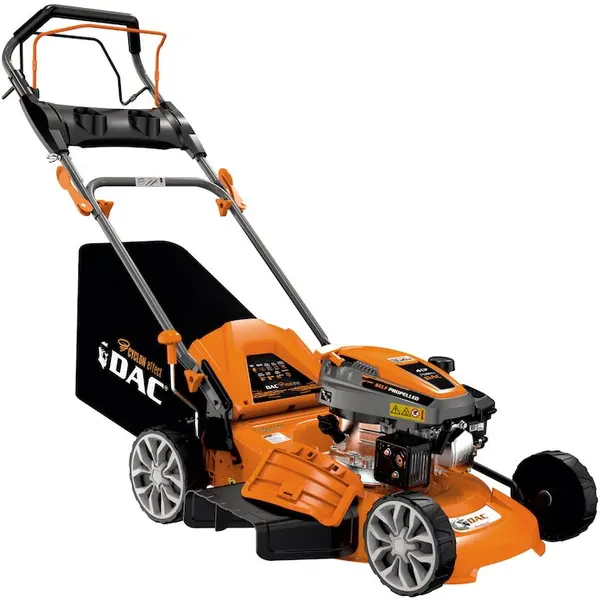 Ruris Masina de tuns iarba / gazon Ruris Dac 120XR, putere 4 CP, 150 CC, 4 timpi, latime lucru 46 cm, inaltime taiere 25 - 75 mm, 8 trepte de taiere, sac colector 55 l
