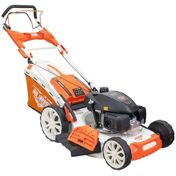 Ruris Masina de tuns iarba / gazon Ruris RX555S, putere 5.2 CP, 202 CC, 4 timpi, 53 cm latime lucru, 25-75 mm inaltime lucru, functie mulcire, 65 L sac colector, rezervor 0.9 l