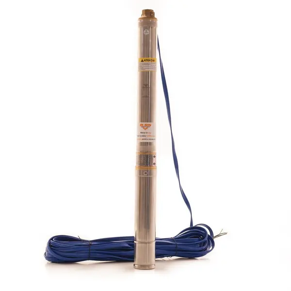 Ruris Pompa submersibila apa curata Ruris Aqua 690,corp inox, 370 W, 50 l/min debit apa, 60 m inaltime refulare, 15 m adancime absorbtie, 35°C temperatura maxima