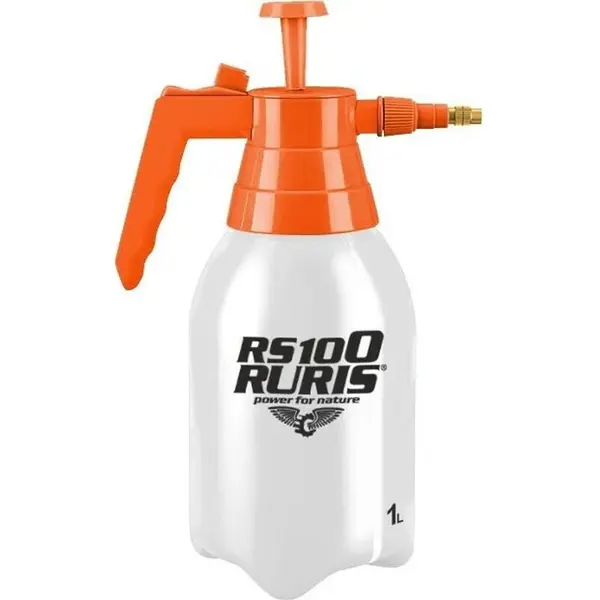 Ruris Pulverizator Manual Ruris RS 100, Volum 1L, 2 Bar, Duza din cupru