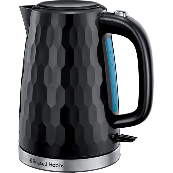 Russell hobbs Fierbator Russell Hobbs Honeycomb Black 26051-70, 2400 W, 1.7 L, Fierbere rapida, Negru