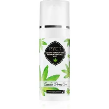 RYOR Cannabis Derma Care cremă corectoare cu cânepă pentru pielea problematica
