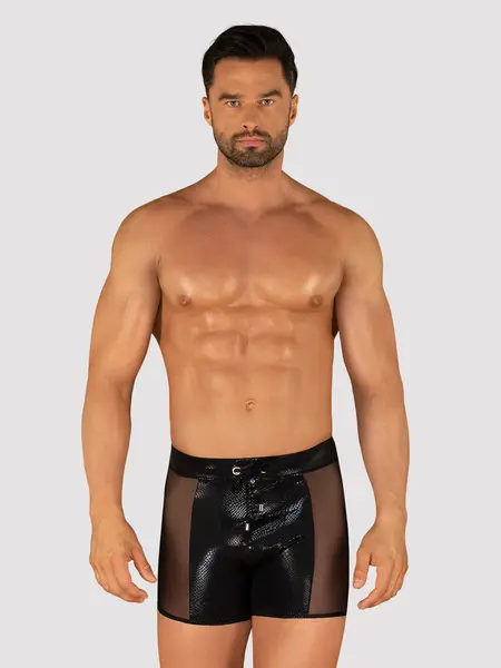 S/M - Slip barbatesc pentru baie Punta Negra Negru