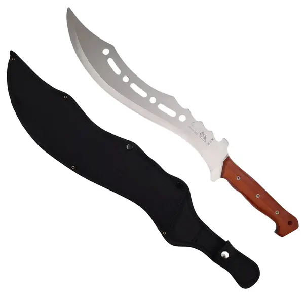 Sabie de vanatoare DEPOX, Wrath of the Sultan, otel inoxidabil, 57 cm, argintiu