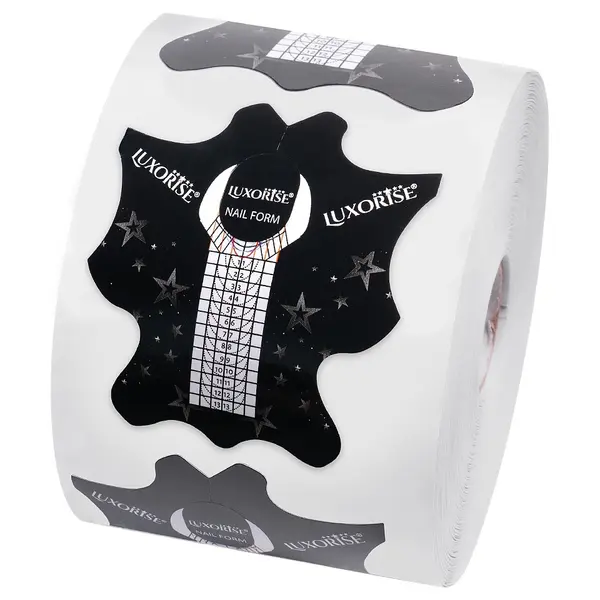Sabloane constructie unghii LUXORISE Shape Master, 500 buc