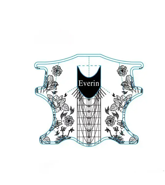 Sabloane Unghii Profesionale Everin rola 100buc. U90 - U90