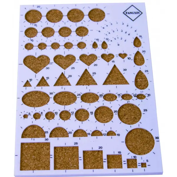 sablon din plastic pentru hartie quilling