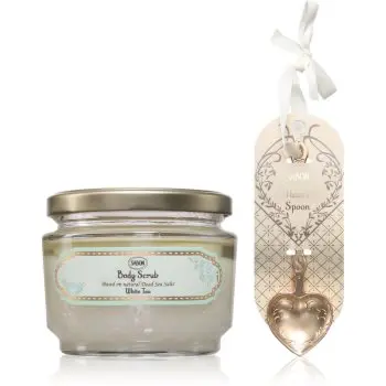 Sabon White Tea exfoliant pentru corp