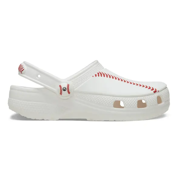Saboti Crocs Classic Baseball Clog Kids Alb - White
