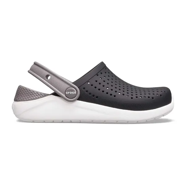 Saboti Crocs Kids' LiteRide Clog Negru - Black/White