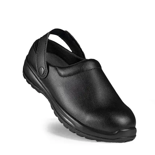 Saboti cu bombeu metalic culoarea negru, de protectie, SB SR, New Roslyn 47, NEGRU