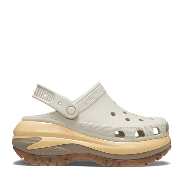 Saboți femei CROCS Mega Crush Clog taupe 3909DSL207988TA