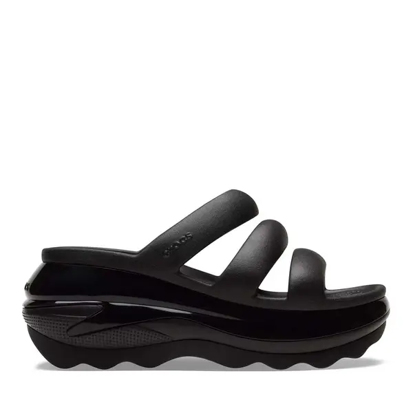 Saboți femei CROCS Mega Crush Triple Strap negri 3909DSL209842N