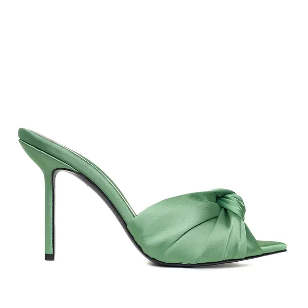 Saboti Sofia Satin, Verde-Salvie - Premium Collection - 41 / 10 cm
