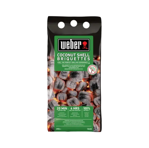 Sac bricheti de cocos 2kg Weber