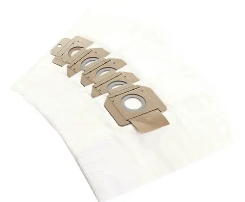 Sac colector de praf pentru aspirator Makita W107418353, fleece, 5 buc