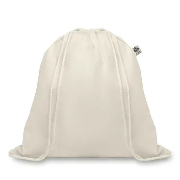 Sac cu cordon, bumbac organic Sac cu cordon, bumbac organic