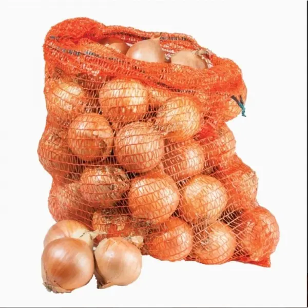 Sac de cartofi, sac pentru legume, Portocaliu, 5 Kg, 1 set x 100 buc, 27X35
