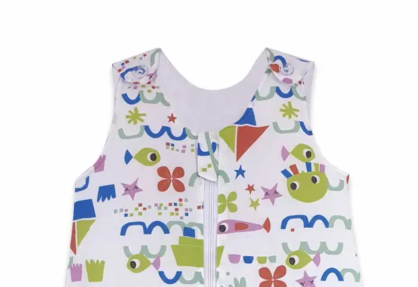Sac de dormit copii 1.5 tog Pestisori din bumbac 85 cm