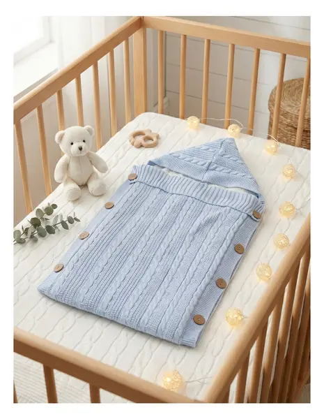 Sac de dormit, croset-cocolino, bebe, albastru