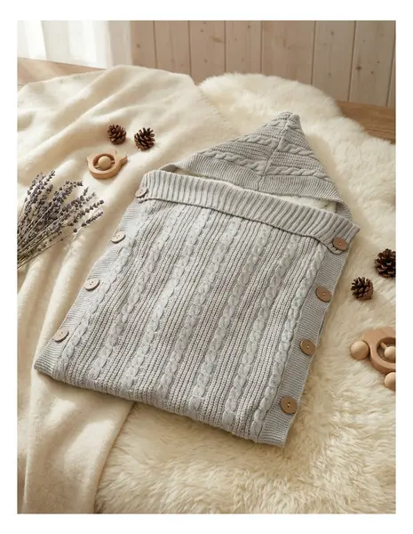 Sac de dormit, croset-cocolino, bebe, gri