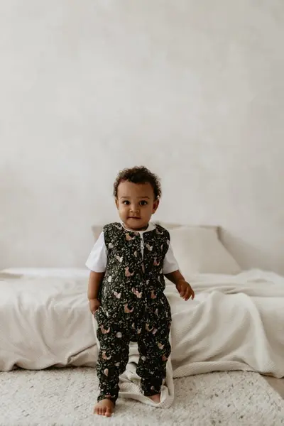 Sac de dormit cu 2 fete din bumbac cu picioare 3-4 ani M Forest Green Sleepee 2.5 Tog