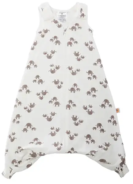 Sac de dormit cu picioare Ergobaby - On The Move, Elephant, Tog 1, 18-36 luni, mărimea L