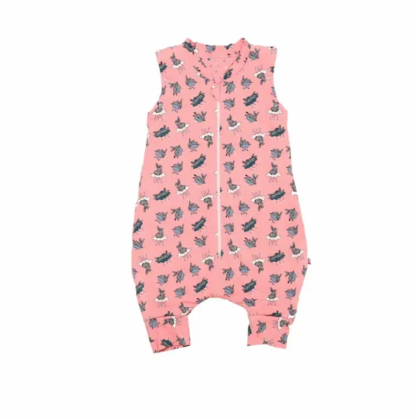 Sac de dormit cu picioruse 1.5 tog Kidsdecor Bunny Pink 70 cm