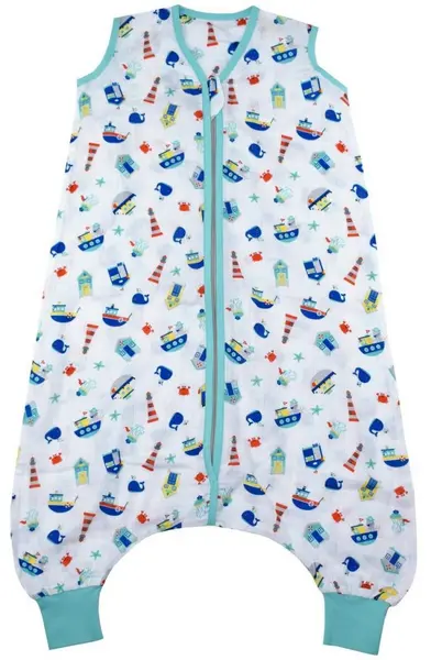 Sac de dormit cu picioruse Bamboo Nautical 3-4 ani 0.2 Tog