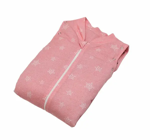 Sac de dormit cu picioruse KidsDecor 1 tog Stars in your eyes Pink 70 cm
