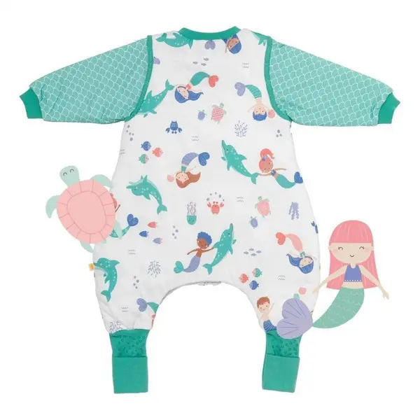 Sac de dormit cu picioruse si maneca lunga detasabila Mermaid 70 cm + manseta 1.0 Tog