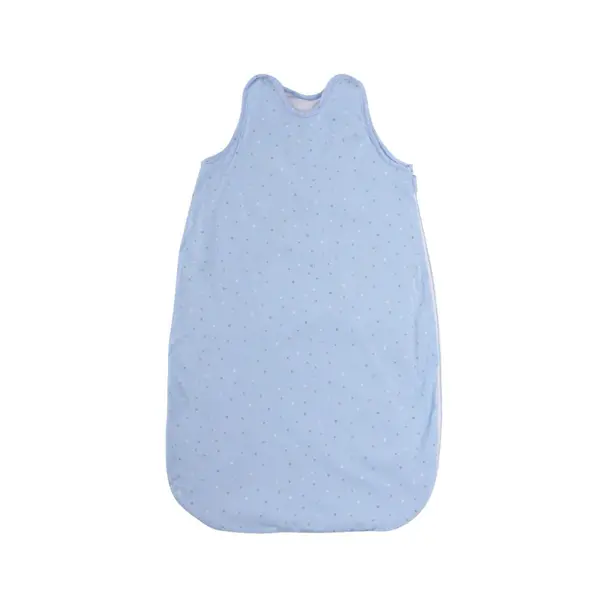 Sac de dormit de iarna 85 cm din bumbac ranforce Sky Blue