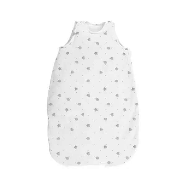 Sac de dormit de iarna 85 cm din bumbac ranforce Train Grey