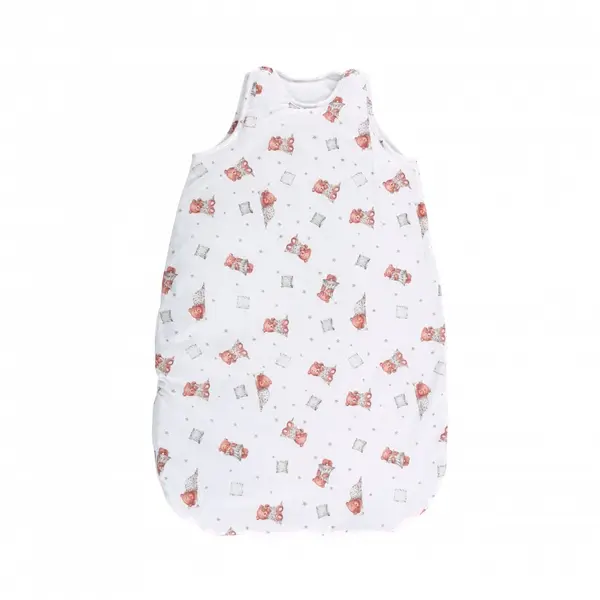 Sac de dormit de iarna 95 cm bumbac ranforce Bears Pillows White