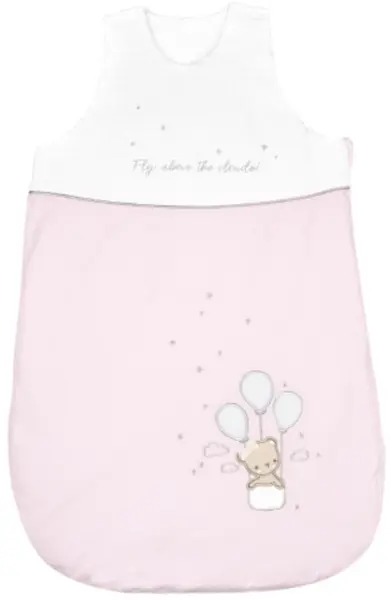 Sac de dormit de iarnă cu broderie KikkaBoo - Dream Big, 3,3 tog, 0-6 luni, roz
