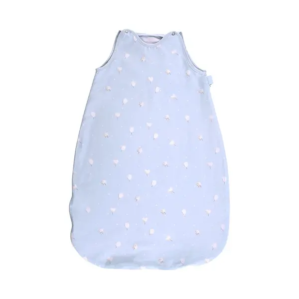 Sac de dormit de vara 85 cm 12-18 luni bumbac ranforce Train Blue