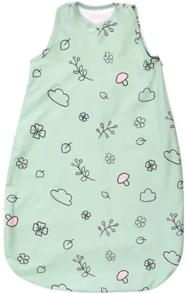 Sac de dormit de vară cu strasuri Lorelli - 95 cm, verde