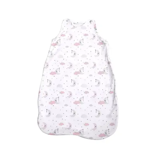 Sac de dormit de vara Lorelli Pink Sky, 85 cm, bumbac ranforce