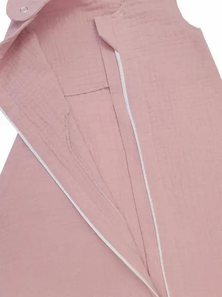 Sac de dormit din Muselina Blushing pink 85 cm