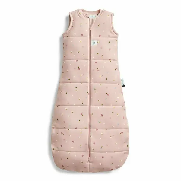 Sac de dormit, ErgoPouch, Jersey, 3-12 luni, 6-10 kg, TOG 2.5, Bumbac organic, Fermoar bidirectional, Lavabil la masina, Croiala slim fit, Certificat non-toxic, Premiat in Australia, Roz
