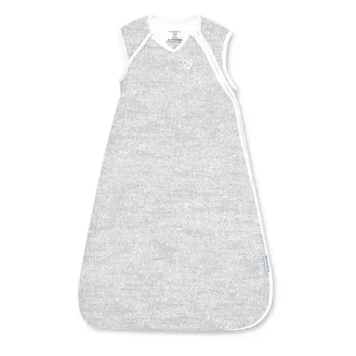 Sac de dormit Ingenuity Swaddle Me Night Sack Sleeper, 3-18 luni, 2.5 TOG, bumbac, Gri