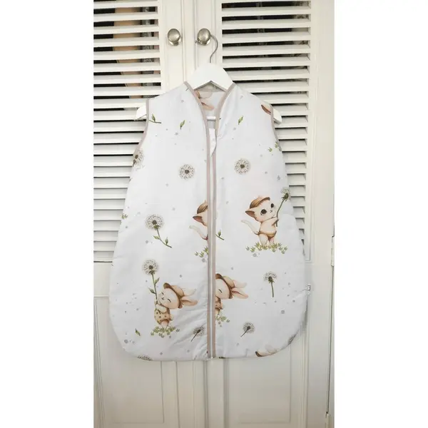 Sac de dormit MimiNu Cats din bumbac 70 cm 2.5 Tog