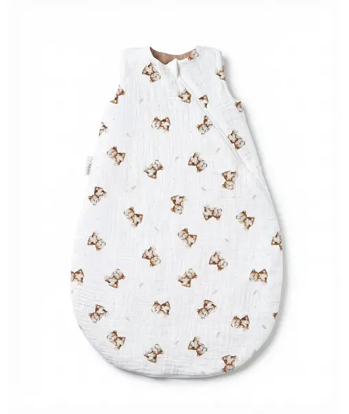 Sac de dormit pentru bebeluși Albero Mio - Vintage Teddy, 1.0 Tog, Mărime M