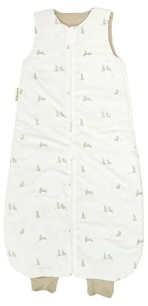 Sac de dormit pentru bebeluși cu picioare Bimbidreams - Bunny, 90 cm, Tog 2.5, Green Moss