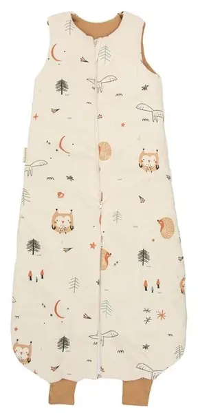 Sac de dormit pentru bebeluși cu picioare Bimbidreams - Wonderland, 90 cm, Tog 2.5, Ivory