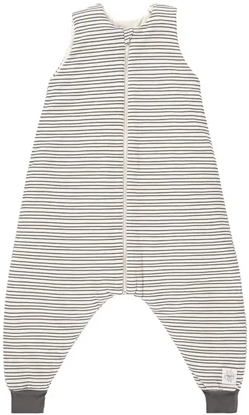 Sac de dormit pentru bebeluși cu picioare Lassig - 2.5 Tog, 98-104 cm, 2-4 ani, dungi gri