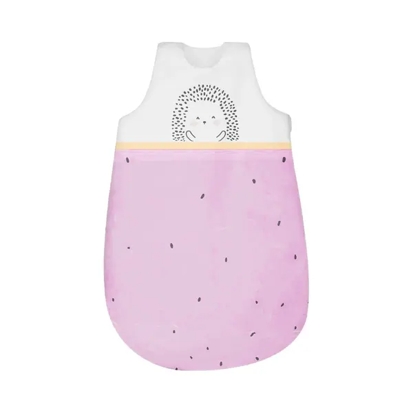 Sac de dormit pentru vara Kikka Boo 70 cm 0-6 luni Hedge Hugs Roz