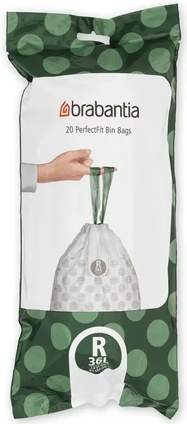 Sac de gunoi Brabantia - PerfectFit Bo, mărimea R, 36 l, 20 buc