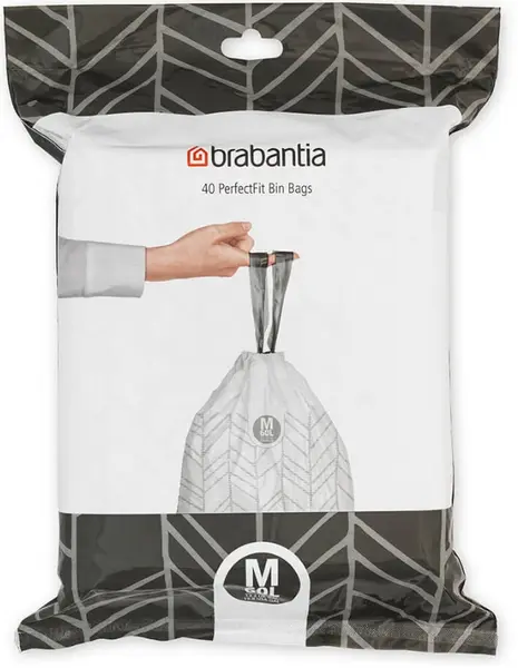 Sac de gunoi Brabantia - PerfectFit, mărimea М, 60 l, 40 buc