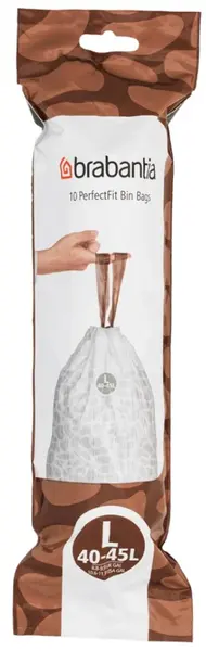 Sac de gunoi Brabantia - PerfectFit, mărimea L, 40-45 l, 10 buc